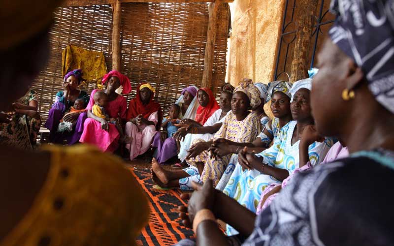 Saving for Change group meeting in Bandafassi, Senegal. Photo: Rebecca Blackwell/Oxfam America
