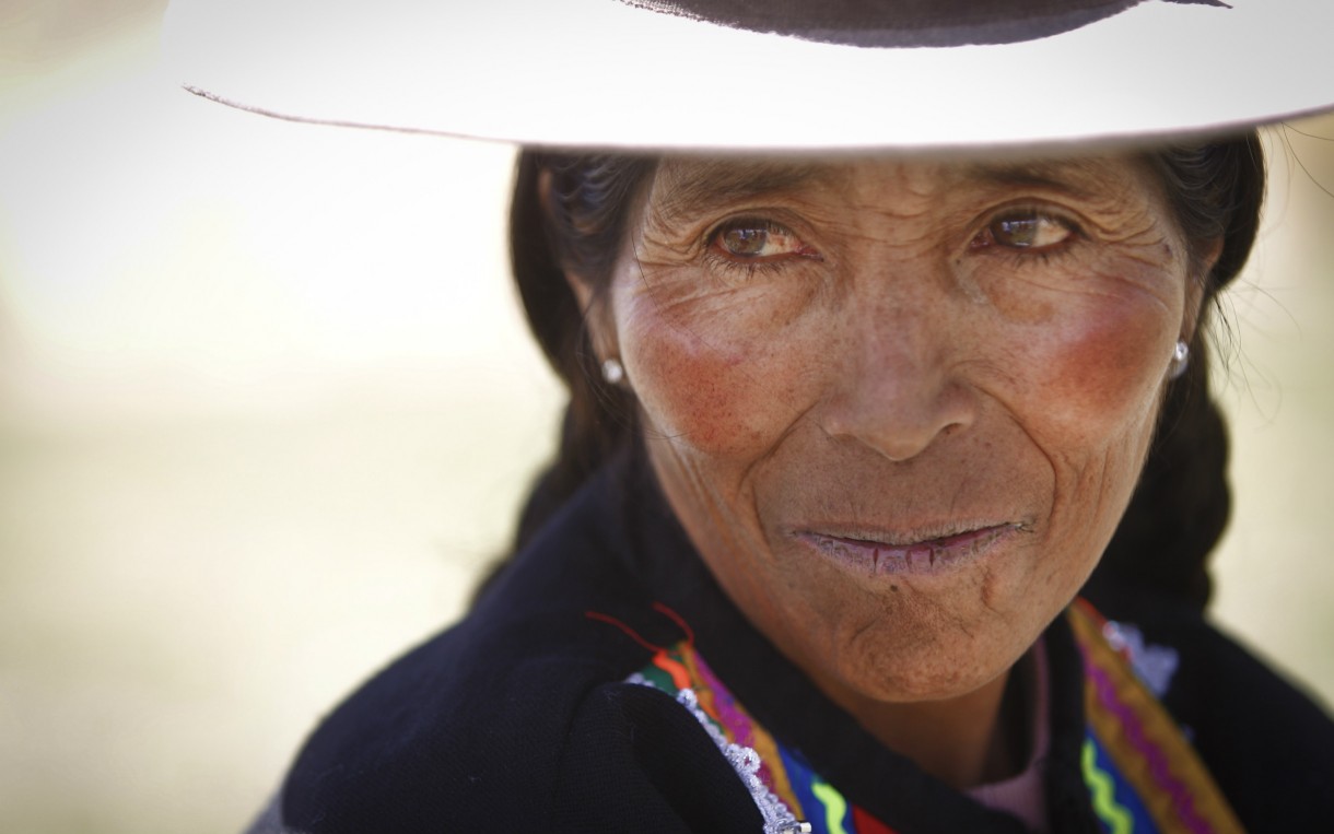 This portrait of Virginia Ñuñonca appears on the cover of our new issue of OXFAMCloseup magazine. Photo: Percy Ramírez/Oxfam America