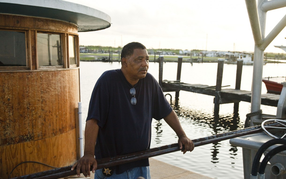 Byron Encalade of the Louisiana Oysterman Association. Photo: Audra Melton/Oxfam America